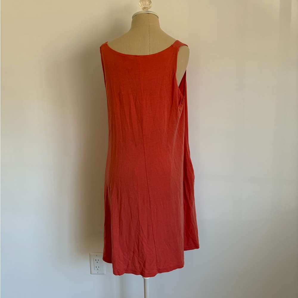 Garnet Hill Shift Dress Sleeveless Pockets Pullover L - Picture 2 of 5